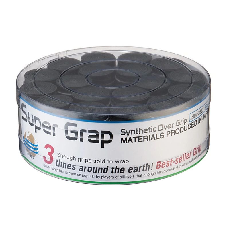 Overgrip Yonex Super Grap Negro X36 Tenis Padel