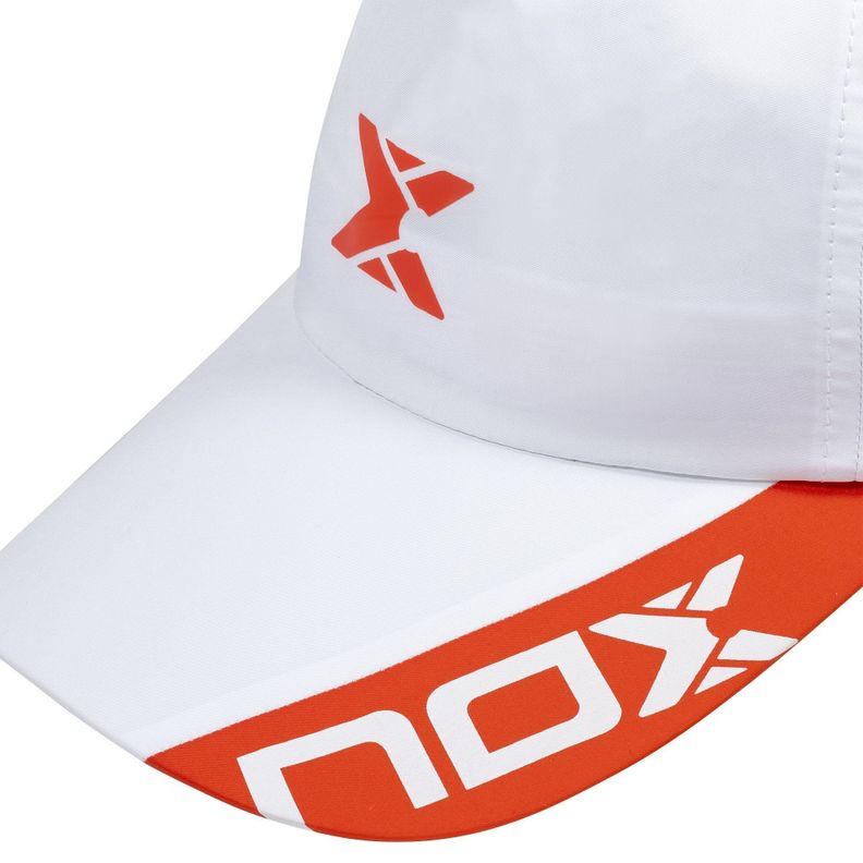 Gorro Nox Pro Blanco/Rojo Tenis/Padel-1