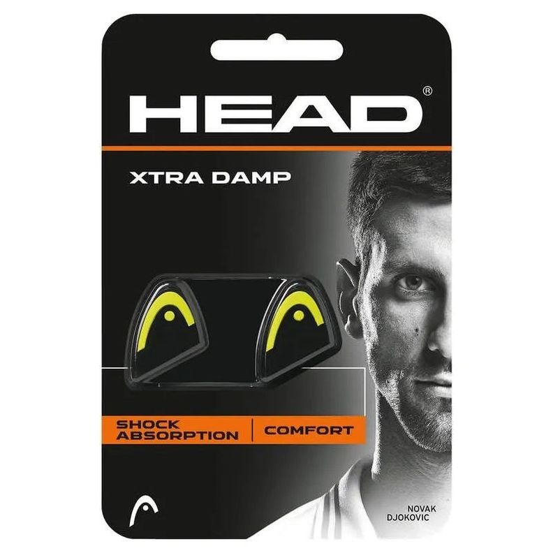 Antivibrador Tenis Head Xtra Damp Negro/Amarillo X2-0