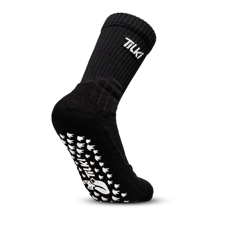 Calcetín Tilki Antideslizante Lehinde Negro Tenis Padel-2