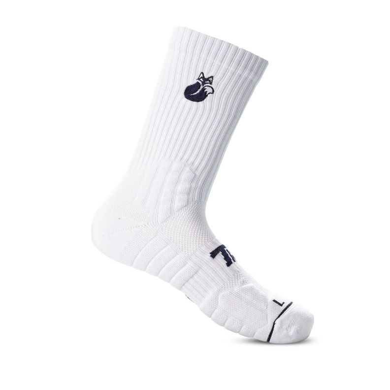 Calcetin Tilki Crew D4 Lehinde Blanco/Azul Tenis Padel 35-38