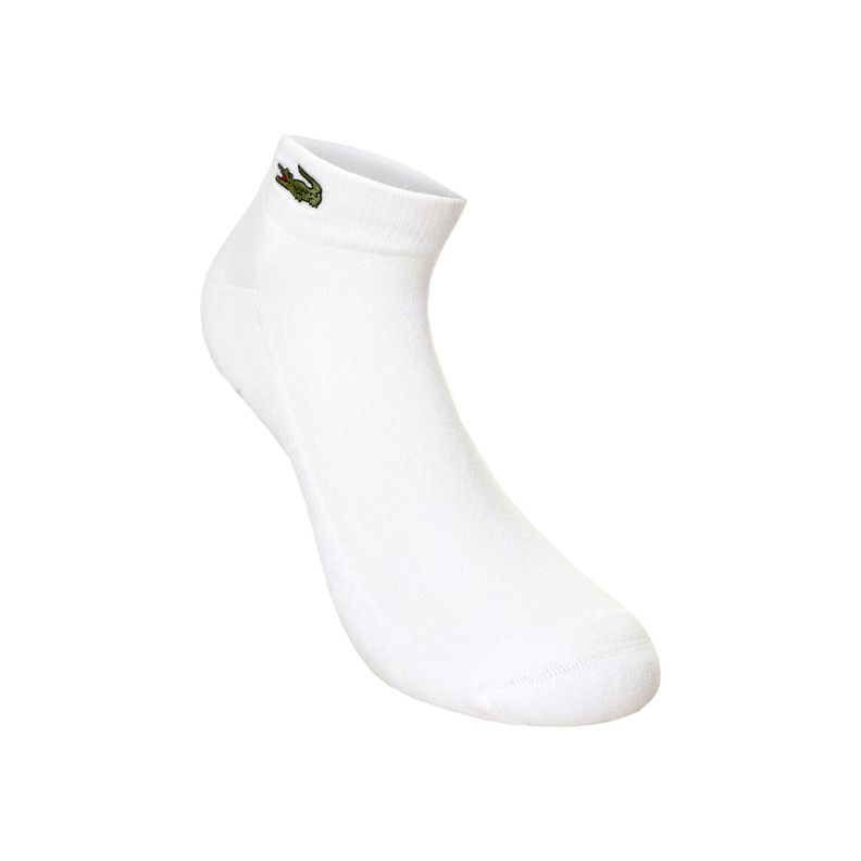 Calcetin Lacoste Sport Corto Blanco Tenis Padel 35-38