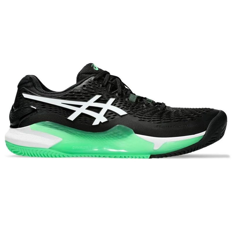 Zapatilla Asics Gel Resolution 9 Clay Negro Tenis Padel-0