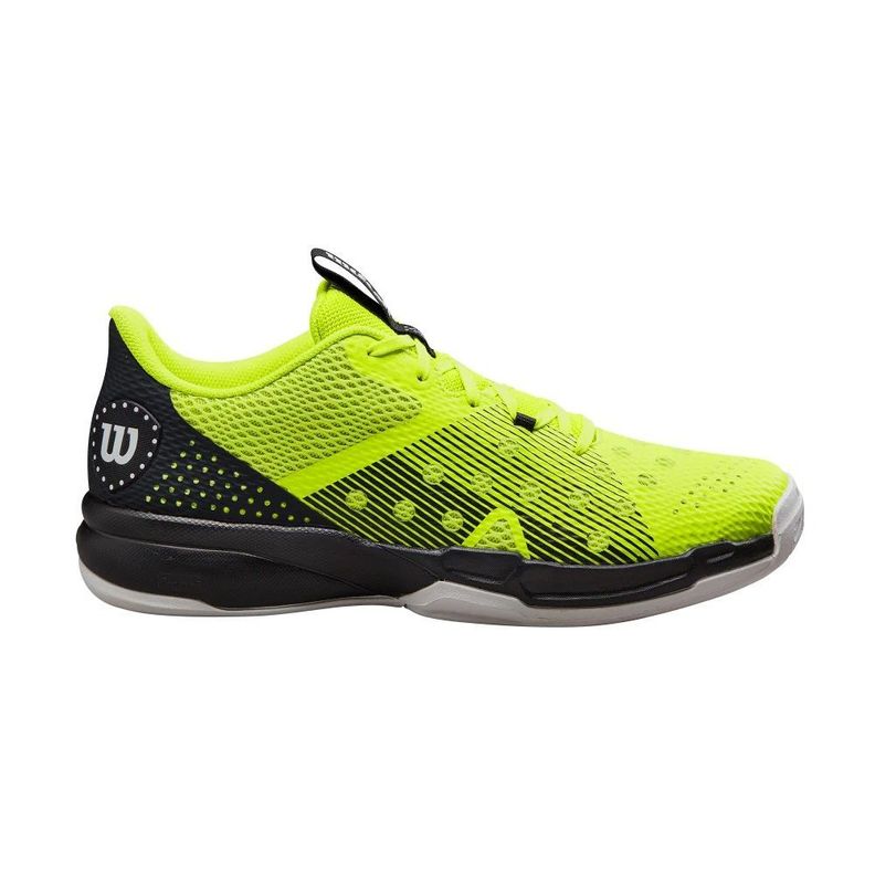 Zapatilla Wilson Hurakn Negro Amarillo Tenis Padel-0