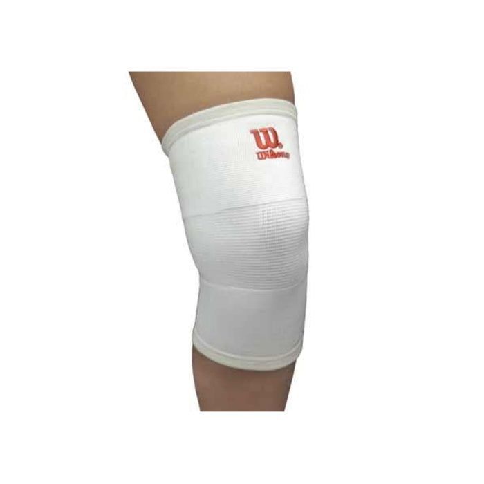 Soporte Elastico Wilson Para Rodilla y Pantorrilla Tenis Padel Blanco L
