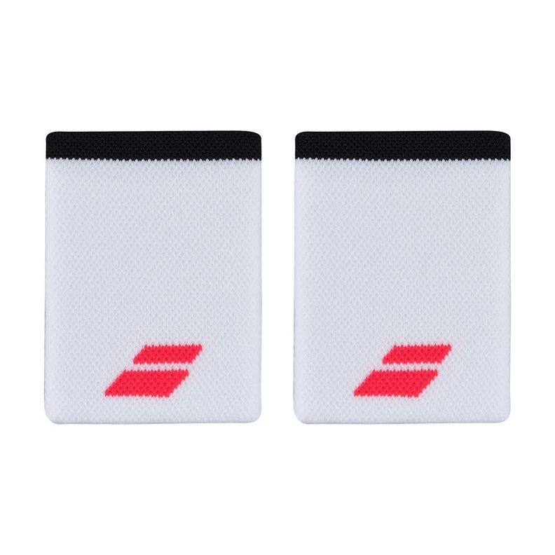Munequera Babolat Jumbo Blanca Strike Red X2 Tenis Padel