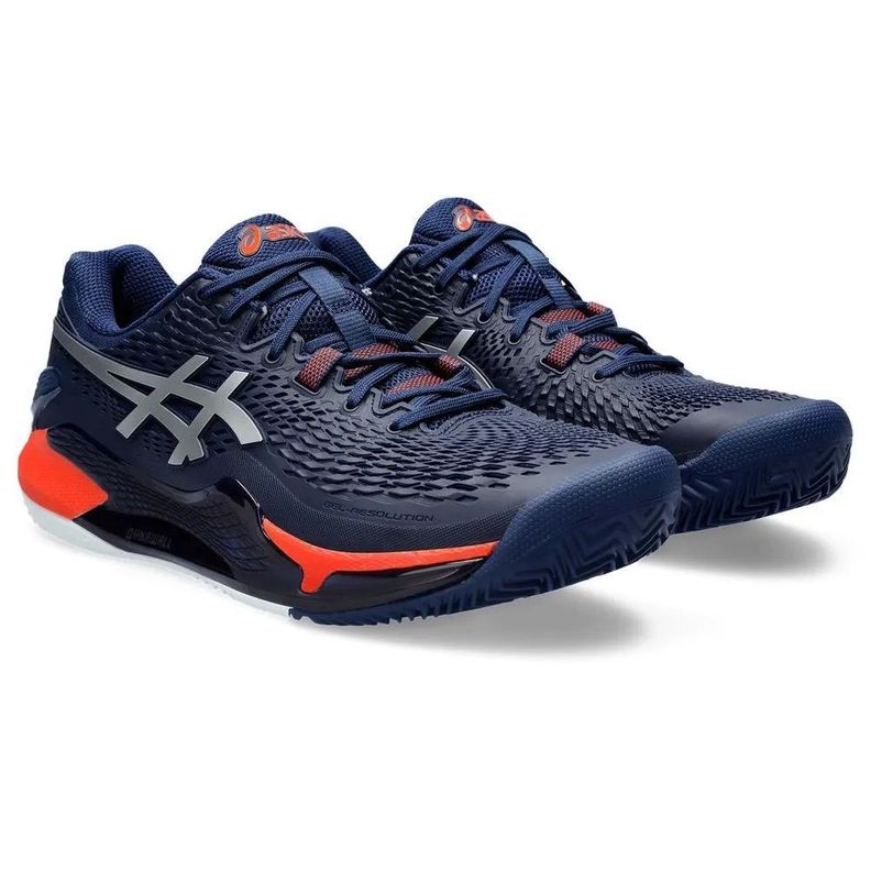 Zapatilla Asics Gel Resolution 9 Clay Azul Marino-1