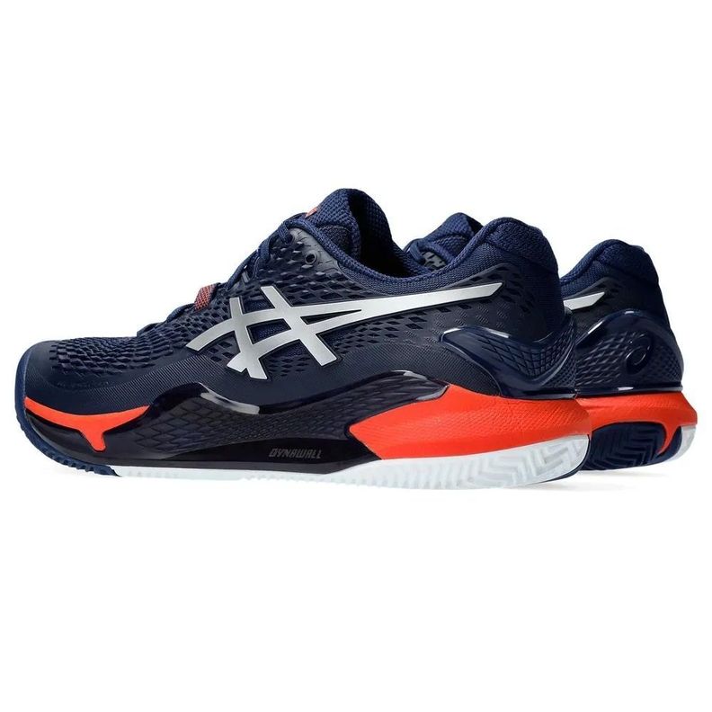 Zapatilla Asics Gel Resolution 9 Clay Azul Marino-2