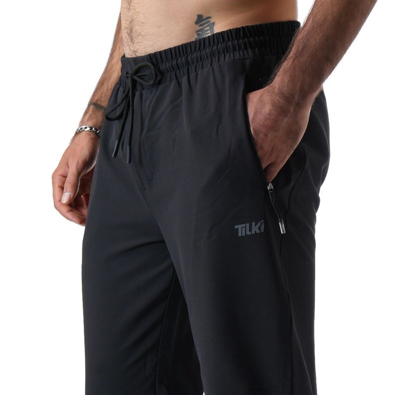 Pantalón Tilki Training Poly Lehinde Negro Tenis Padel-2