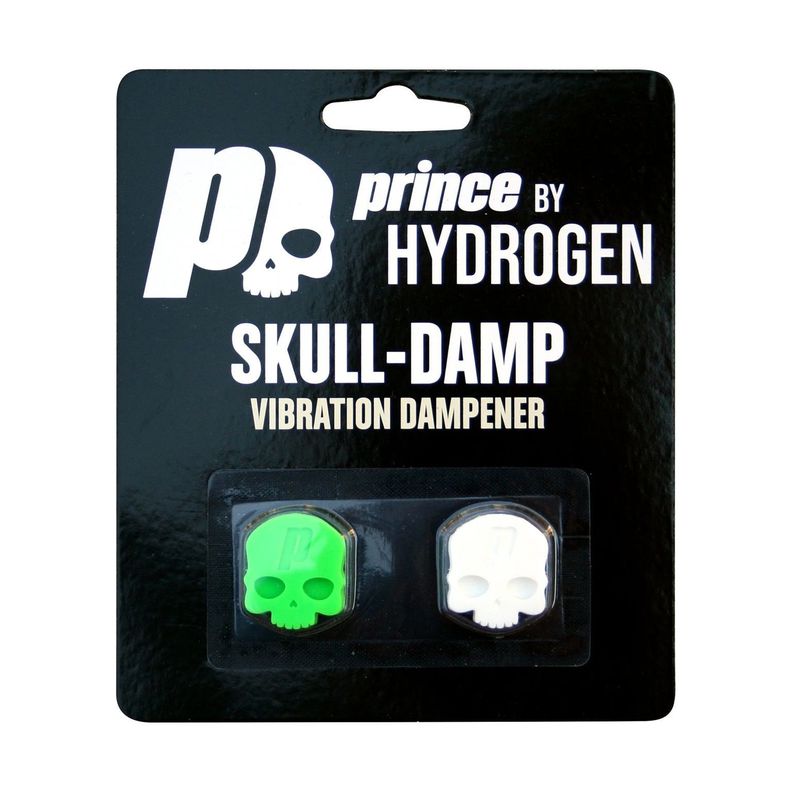 Antivibrador Prince Calavera Verde/Blanco