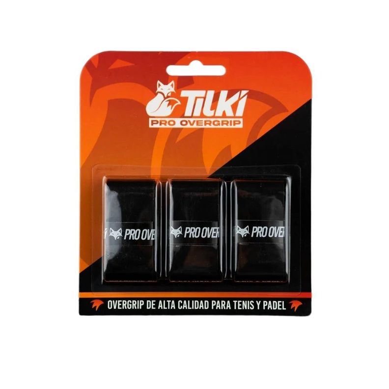 Overgrip Tilki Pro Perforated Blanco X3 Tenis Padel-1