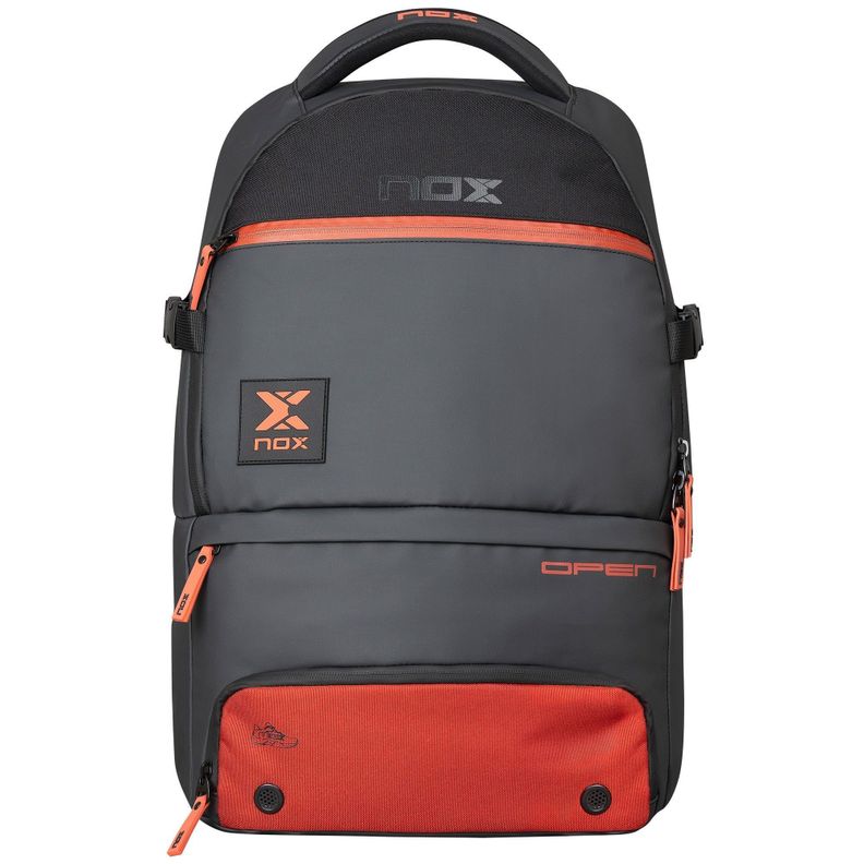 Mochila Nox Luxury Open Series Negro/Rojo-1