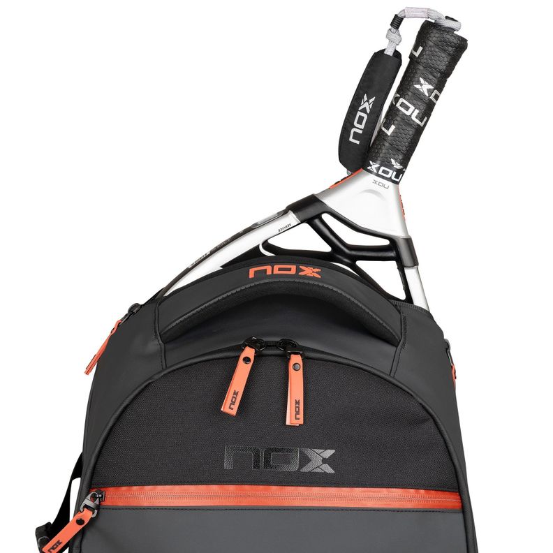 Mochila Nox Luxury Open Series Negro/Rojo-2