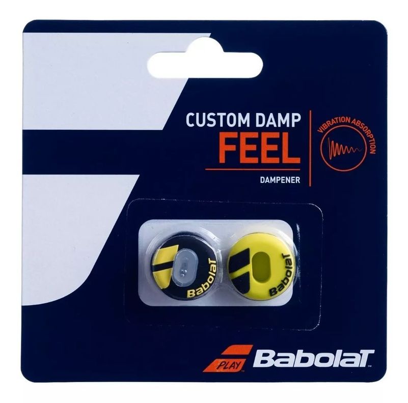 Antivibrador Babolat Custom Damp Negro/Amarillo X2-0