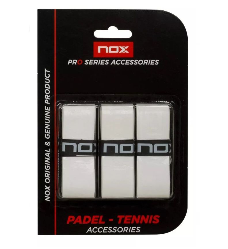 Overgrip Nox Pro Padel Blanco X3 Tenis/Padel-1