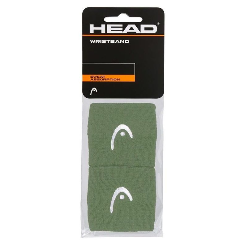Muñequera Head 2.5'' Verde X2 Tenis/Padel -0