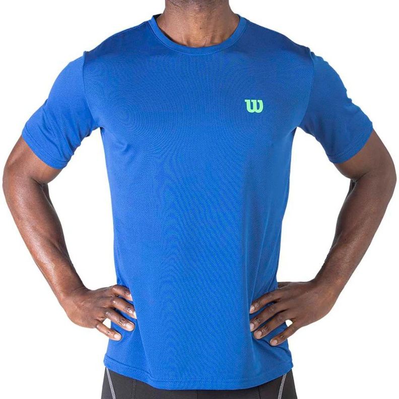 Polera Wilson Perforada Celeste Tenis/Padel-0