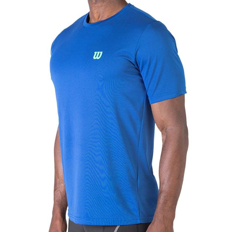 Polera Wilson Perforada Celeste Tenis/Padel-1