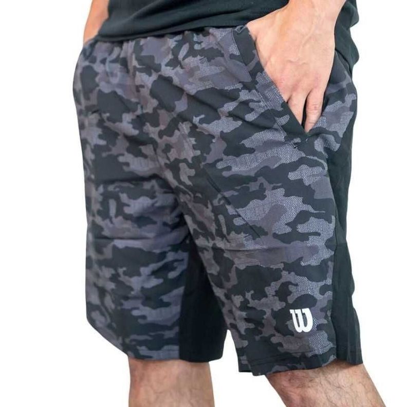 Short Wilson Flex Negro Camo Tenis Padel-0