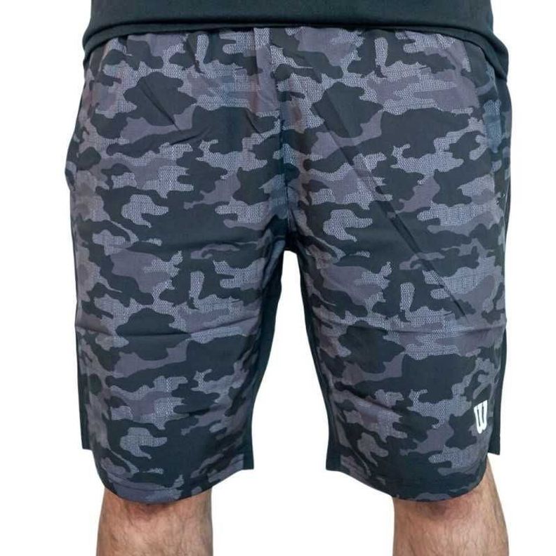 Short Wilson Flex Negro Camo Tenis Padel-1