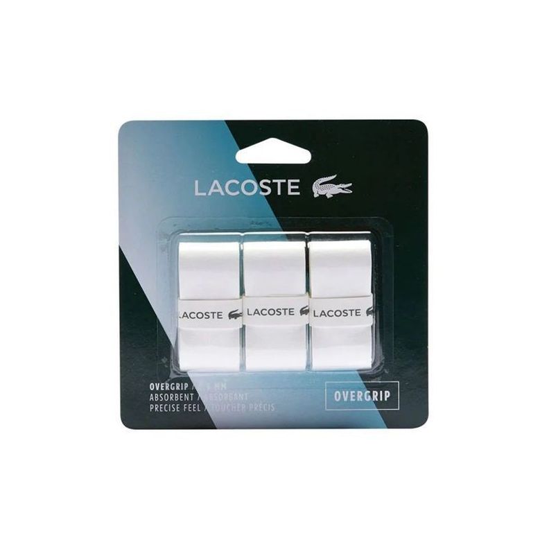 Overgrip Lacoste Blanco X3 Tenis Padel