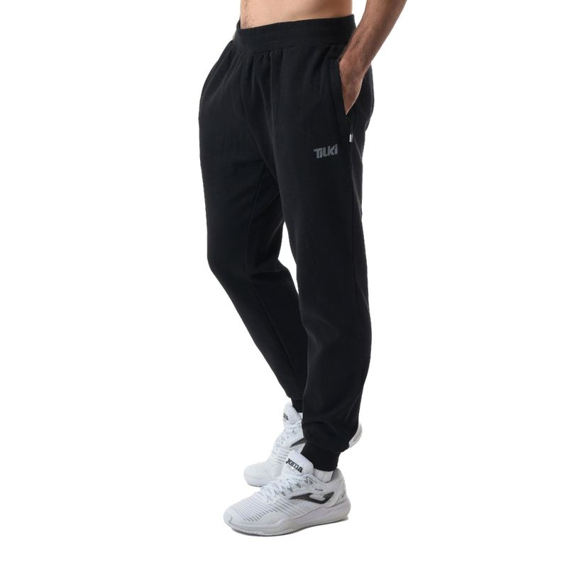 Pantalón Tilki Algodón Lehinde Negro Tenis Padel-0