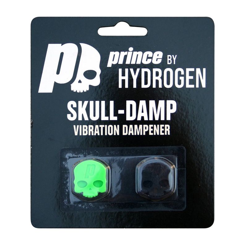 Antivibrador Prince Calavera Verde/Negro