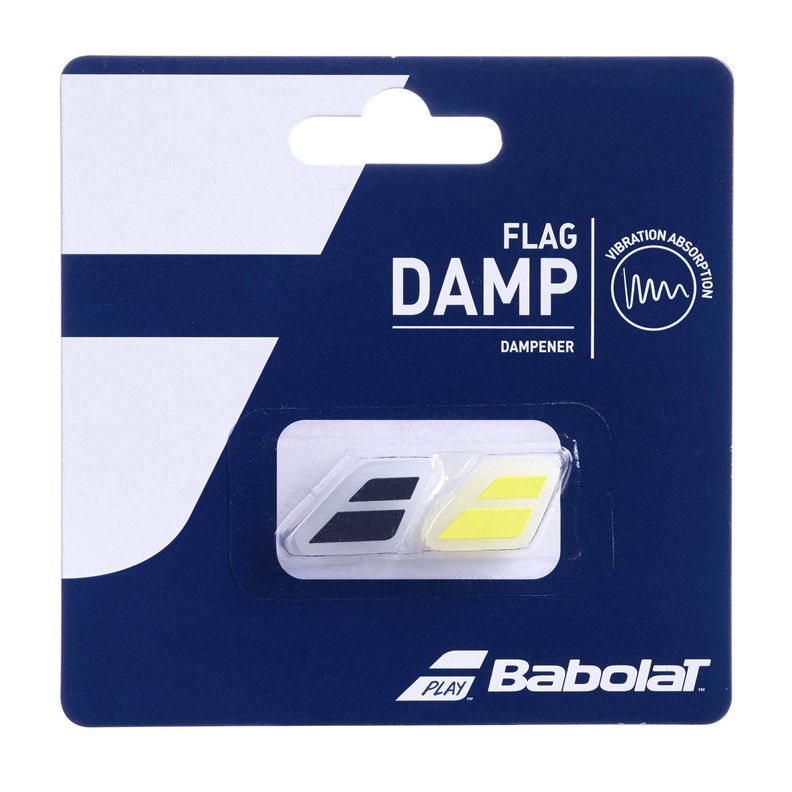 Antivibrador Babolat Flag Damp Negro/Amarillo X2-0