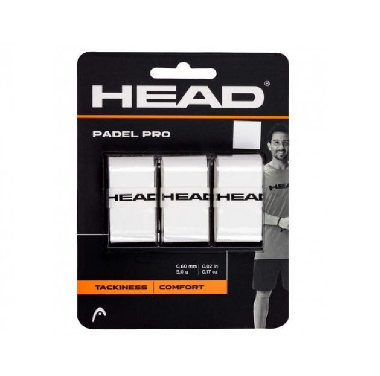 Overgrip Head Padel Pro Blanco X3-0