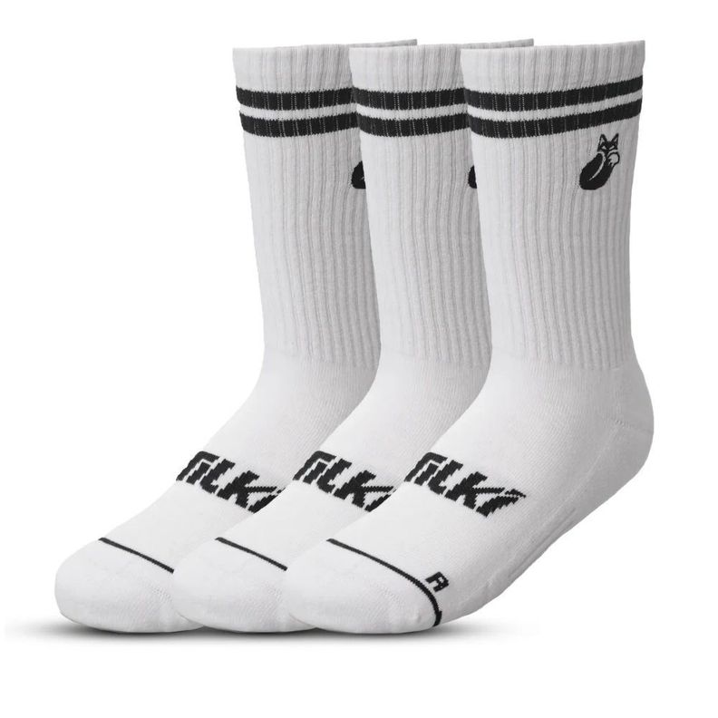 Calcetín Tilki Comfort Line Blanco Pack X3 Tenis Padel-0