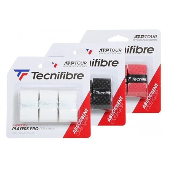Overgrip Tecnifibre Pro Players Rojo X3 Tenis/Padel-1