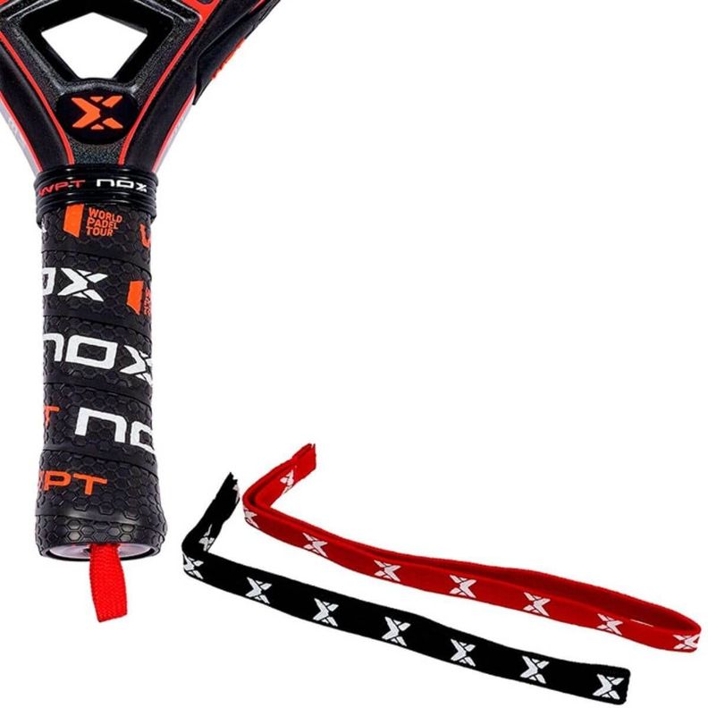 Cordón Nox SmartStrap Luxury Negro Rojo Padel-1