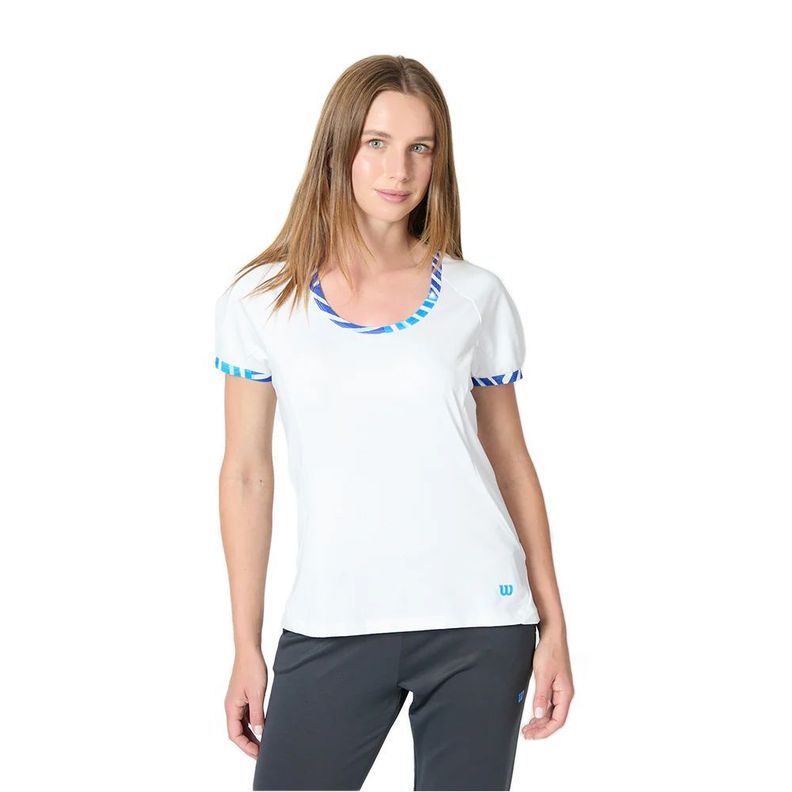Polera Wilson Mujer Tulip Cap Sleeve Tenis Padel-0