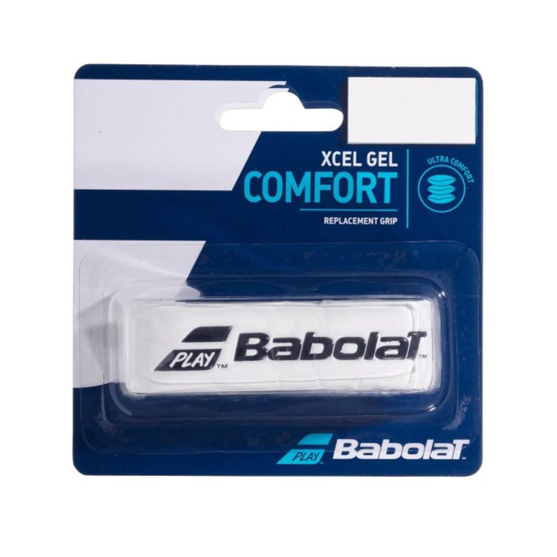 Grip Babolat Xcel Gel Comfort Blanco Tenis Padel-0