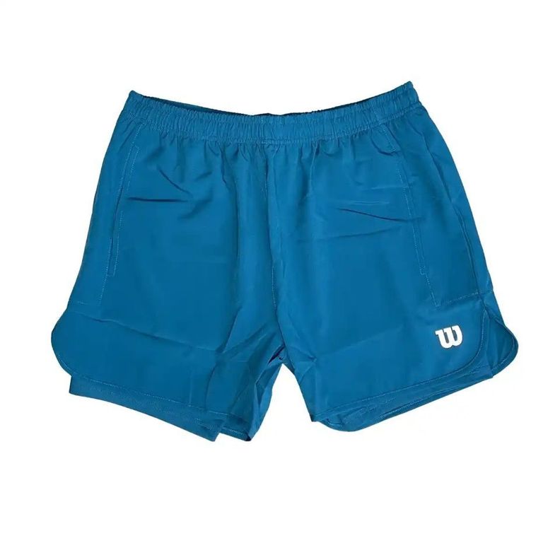 Short Wilson Flex Azul Con Calza Tenis Padel-0