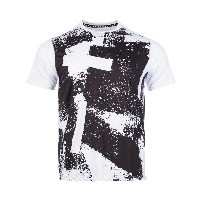 Polera Tilki Print Poly Temel Blanca Tenis Padel-0
