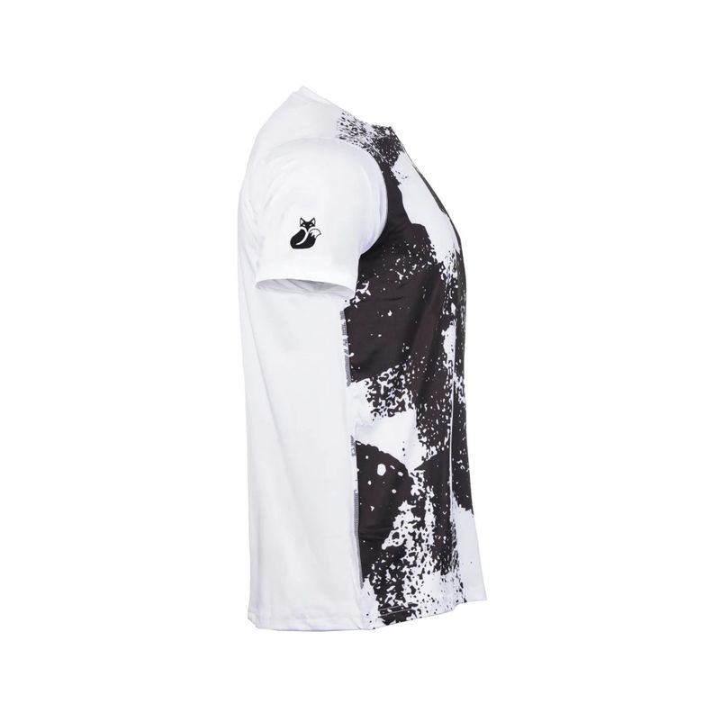 Polera Tilki Print Poly Temel Blanca Tenis Padel-1