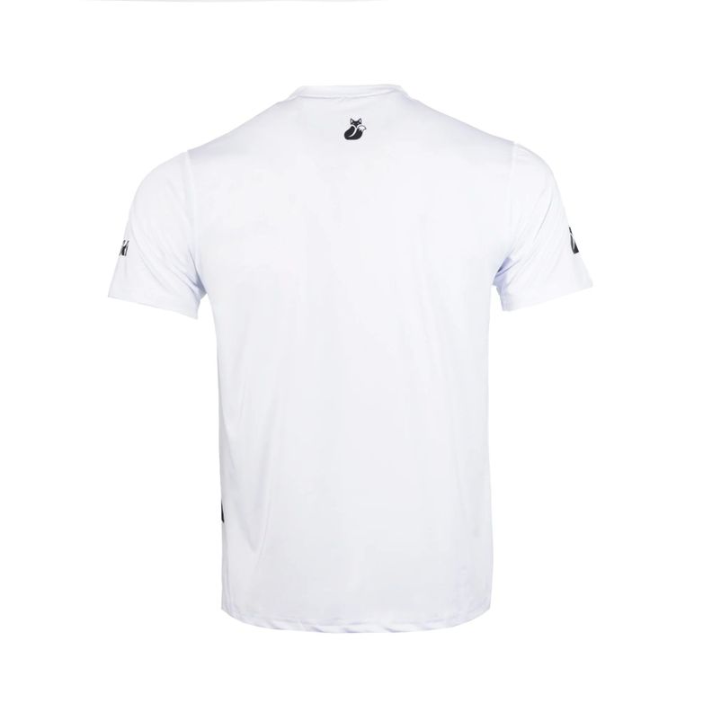 Polera Tilki Print Poly Temel Blanca Tenis Padel-2