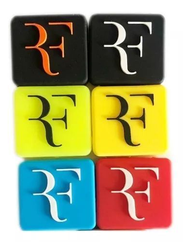 Antivibrador de Tenis Roger Federer Negro/Blanco-1