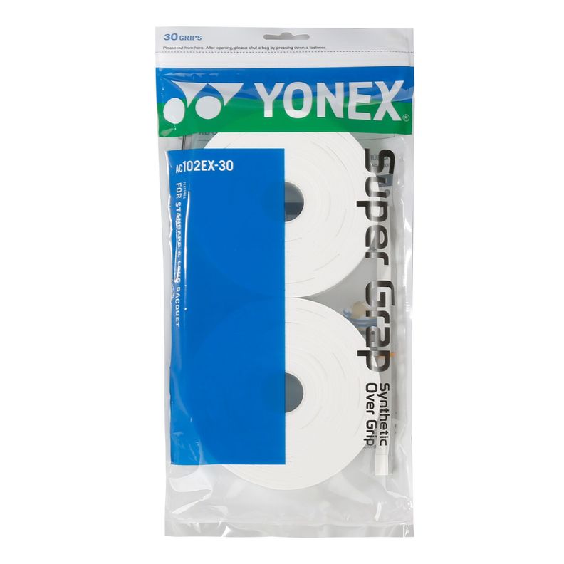 Overgrip Yonex Super Grap Blanco X30 Tenis Padel-0
