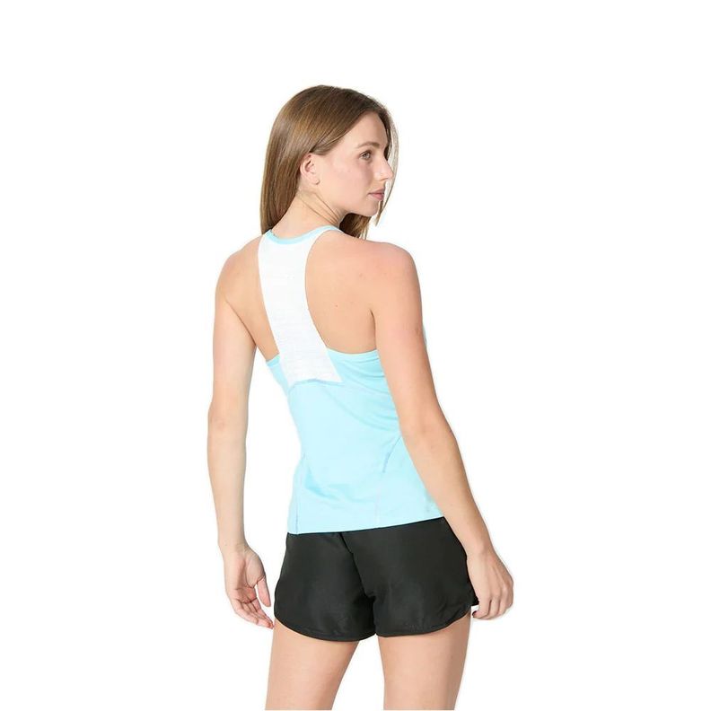 Polera Wilson Mujer Flirty Racerback Celeste Tenis Padel-1