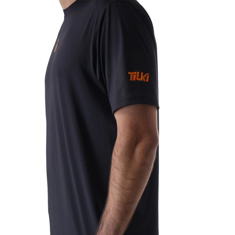 Polera Tilki Poly Temel Negra Tenis Padel-1
