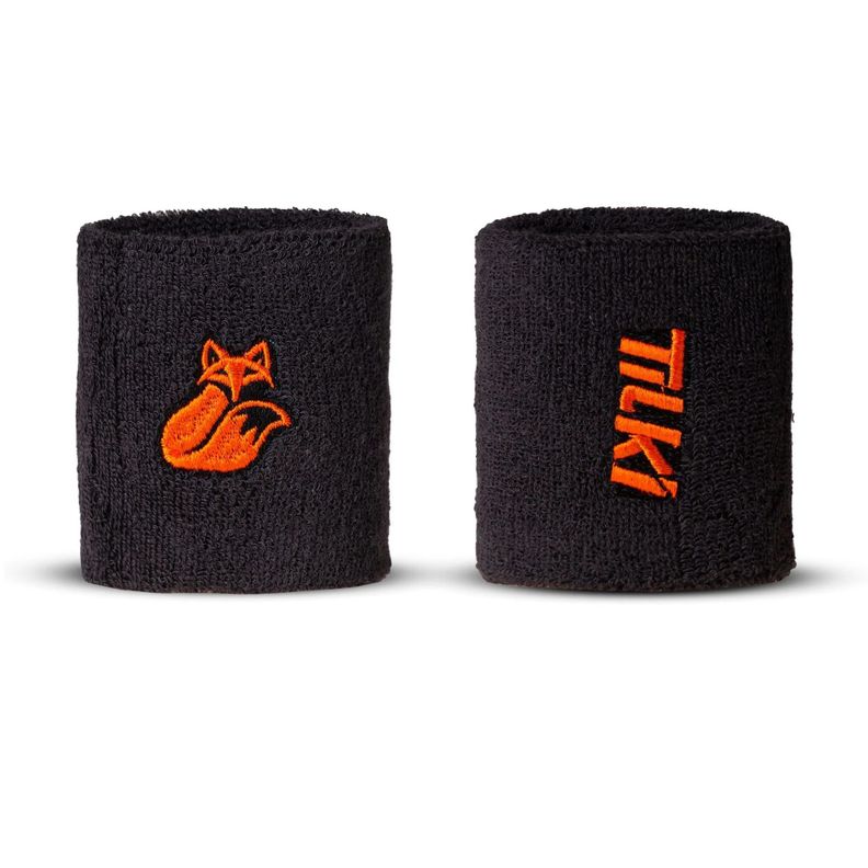 Muñequera Tilki Corta Terry Lehinde Gris X2 Tenis Padel-0