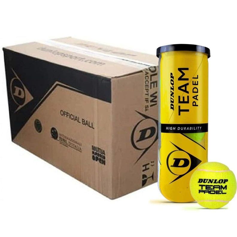 Caja de Pelotas Dunlop Padel Team X3 - 24 Tarros-0