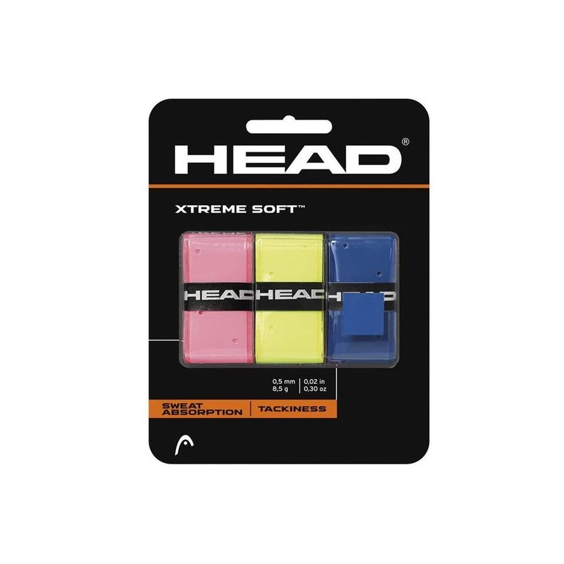 Overgrip Head Xtreme Soft Multicolor X3 Tenis Padel