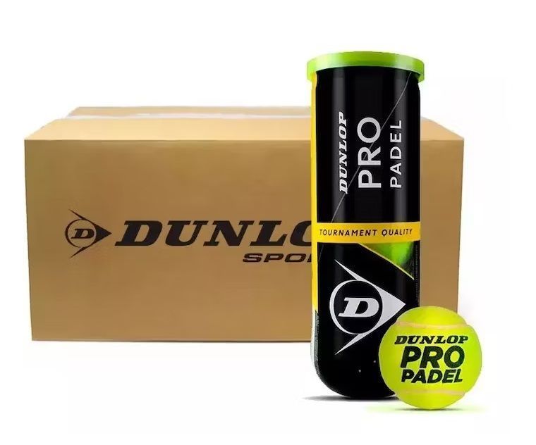 Caja de Pelotas Dunlop Padel Pro X3 - 24 Tarros-0