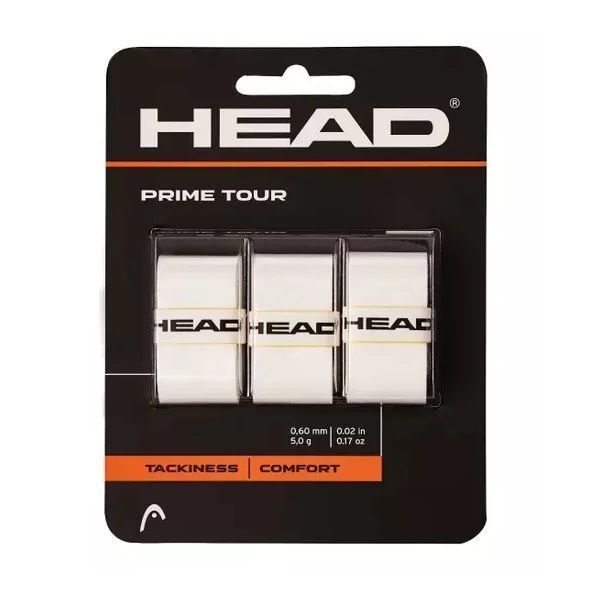 Overgrip Head Prime Tour Blanco X3 Tenis/Padel-1