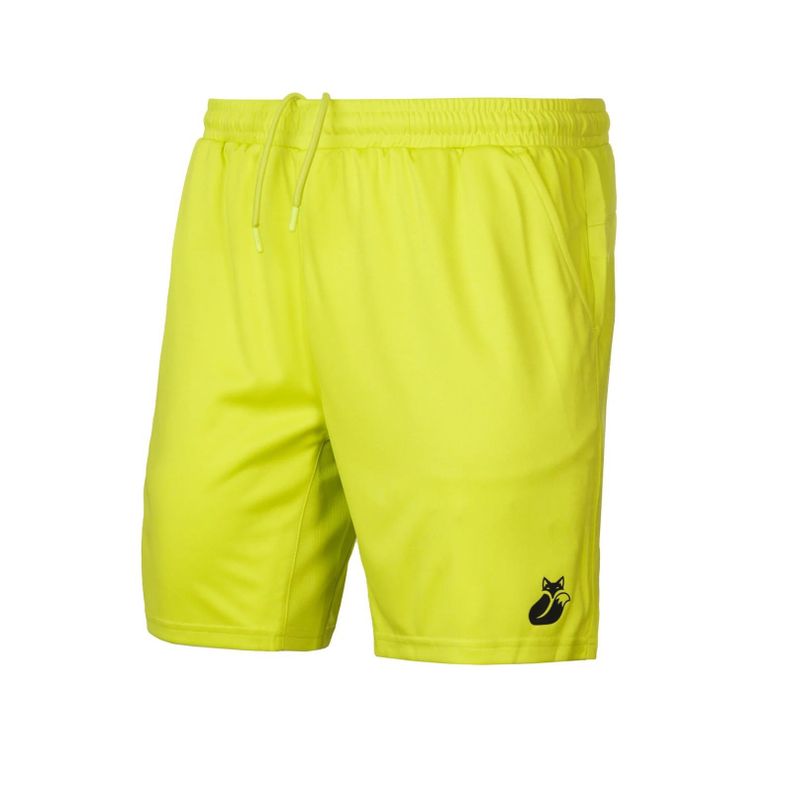 Short Tilki Khombi Temel Amarillo Fluor Tenis Padel-0