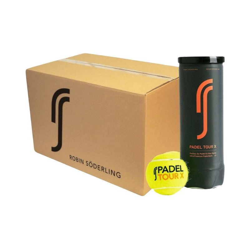 Caja de Pelotas Robin Soderling Padel Tour X - 24 Tarros-1