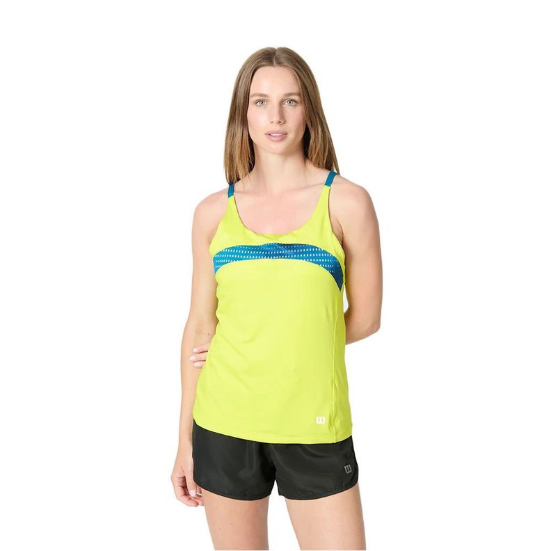Polera Wilson Mujer Color Flight Strappy Tenis Padel-0